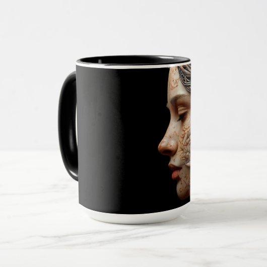 Dromerige Waterverf Tattoo Mok (Voorkant links)