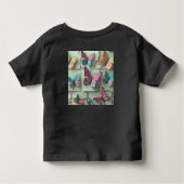 Dromerige Waterverf vlinder T-shirt voor peuter (Achterkant)