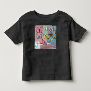 Dromerige Waterverf vlinder T-shirt voor peuter