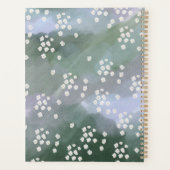 Dromerige Waterverf Wilde Bloemen Planner (Achterkant)