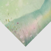 Dromerige weide Waterverf in Pastel Tissuepapier (Detail)