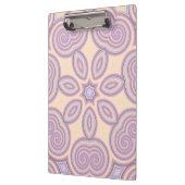 Dromerige wervelingen - pastel psychedelisch patro klembord (Links)