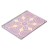 Dromerige wervelingen - pastel psychedelisch patro notitieboek (Linkerzijde)