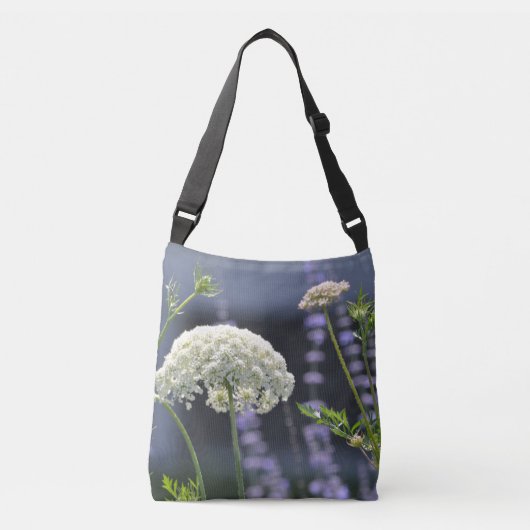 Dromerige Wilde Bloem Crossbody Tas (Voorkant)