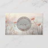 Dromerige wilde bloemen Logo Visitekaartje (Voorkant)