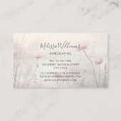 Dromerige Wilde Bloemen Logo Visitekaartje (Achterkant)
