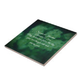 Dromerige wilde Rozen Bloemen Gepersonaliseerde br Tegeltje (Zijkant)