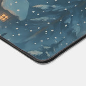 Dromerige Winter Forest Cozy Deken Bureaumat (Hoek)