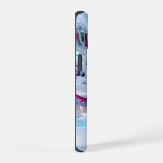 Dromerige Winter Wonderland Lights iPhone 15 Case (Rechterkant)