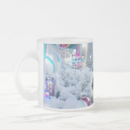 Dromerige Winter Wonderland Lights Matglas Koffiemok