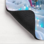 Dromerige Winter Wonderland Lights Muismat (Hoek)