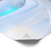 Dromerige Winter Wonderland Lights Perfect Poster (Hoek)