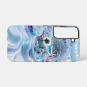 Dromerige Winter Wonderland Lights Samsung Galaxy Hoesje (Achterkant horizontaal)