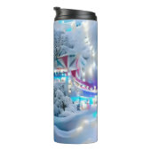Dromerige Winter Wonderland Lights Thermosbeker (Geroteerd rechts)