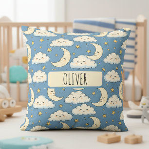 Dromerige Wispelturige Slaap Maan en Wolken Kussen