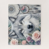 Dromerige Wolf Legpuzzel (Verticaal)