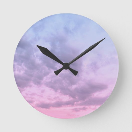 Dromerige wolken 16 - Caribbean Sunset Ronde Klok (Voorkant)