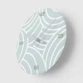 Dromerige wolken Blauw en wit Acryl Wandklok (Hoek)