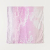 Dromerige Wolken Blush Nebula Bliss 1 Wandkleed (Voorkant (horizontaal))