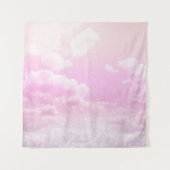 Dromerige Wolken Blush Nebula Bliss 1 Wandkleed (Voorkant)