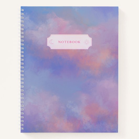 Dromerige Wolken Notitieboek (Voorkant)