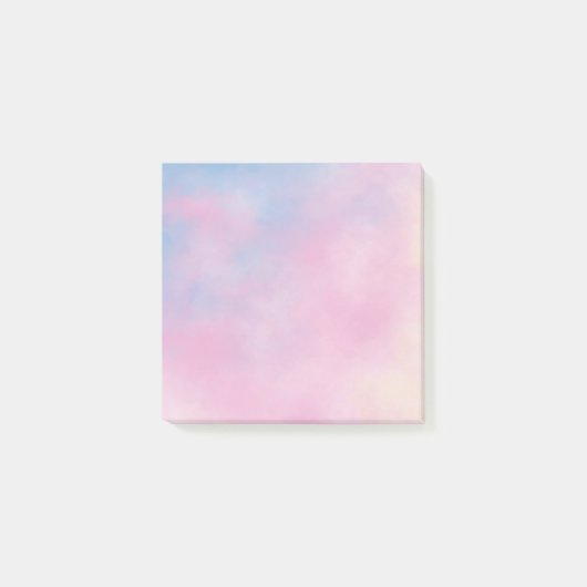 Dromerige wolken posten het notities post-it® notes (Voorkant)