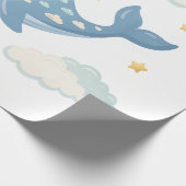 Dromerige Wolken Walvis Cadeaupapier (Hoek)
