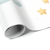 Dromerige Wolken Walvis Cadeaupapier (Rol Hoek)