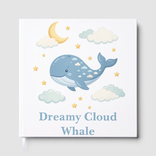 Dromerige Wolken Walvis Gastenboek (Voorkant)