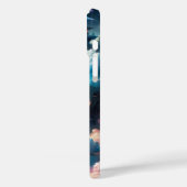 Dromerige wolkenpatronen met zachte blues en roze Case-Mate iPhone case (Achterkant / Links)