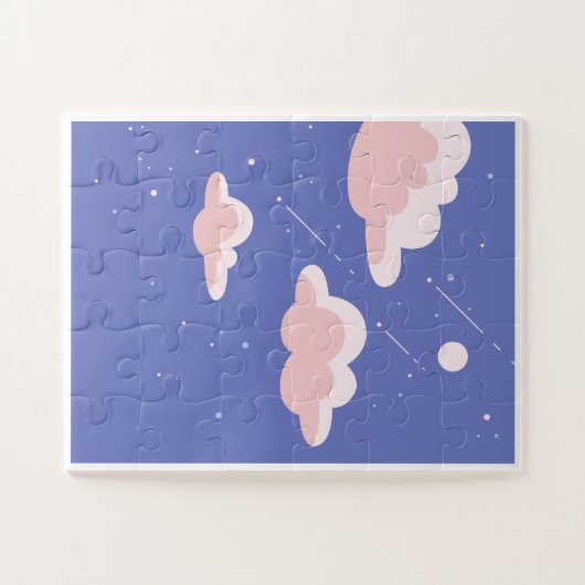 Dromerige wolkenpuzzel - Ontspannend Sky Design Legpuzzel (Horizontaal)
