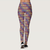 Dromerige Wonderland Diamantprint Leggings (Achterkant)
