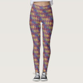 Dromerige Wonderland Diamantprint Leggings (Voorkant)