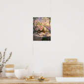 Dromerige, zachte focus scène van een weelderige, poster (Keuken)