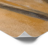 Dromerige zachte roodharige vrouw in zachte kleure poster (Hoek)