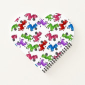 Dromerige Zebra Wereld Notitieboek (Achterkant)