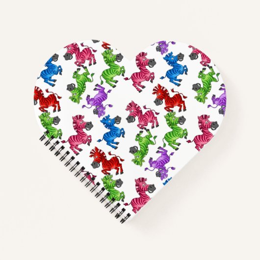 Dromerige Zebra Wereld Notitieboek (Voorkant)