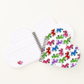 Dromerige Zebra Wereld Notitieboek (Binnen)