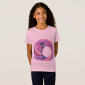 Dromerige Zee Schelp Golf Fantasie Kunst – Tropisc T-shirt (Voorkant volledig)
