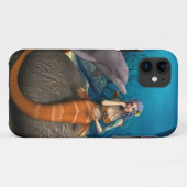 Dromerige Zeemeermin Dolfijn Onderwater Fantasie K Case-Mate iPhone Case (Achterkant (horizontaal))