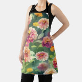 Dromerige Zinnia-bloemen Schort (Insitu)