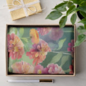 Dromerige Zinnia-bloemen Tissuepapier (Geschenk)