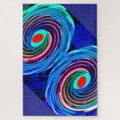 Dromerige zomerdagen abstracte kunst legpuzzel (Verticaal)