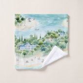 Dromerige zomerse Feestdagen aan zee - Bad Handdoek (Wasdoekje)