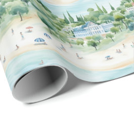 Dromerige zomerse strandvakanties - cadeaupapier