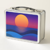 Dromerige Zonsondergang Horizon Gepersonaliseerde (Achterkant)