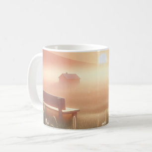 Dromerige Zonsondergang Scene Kop