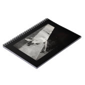 Dromerige zwart-wit foto notitieboek (Linkerzijde)