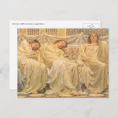 Dromers door Albert Joseph Moore, Victoriaans kuns Briefkaart (Voorkant / Achterkant)