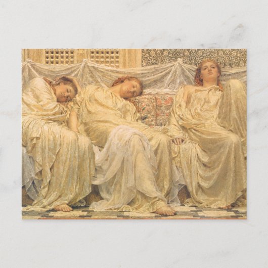 Dromers door Albert Joseph Moore, Victoriaans kuns Briefkaart (Voorkant)